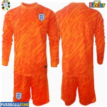 England Torwart Heimtrikotsatz Kinder EM 2024 Langarm (+ Kurze Hosen)